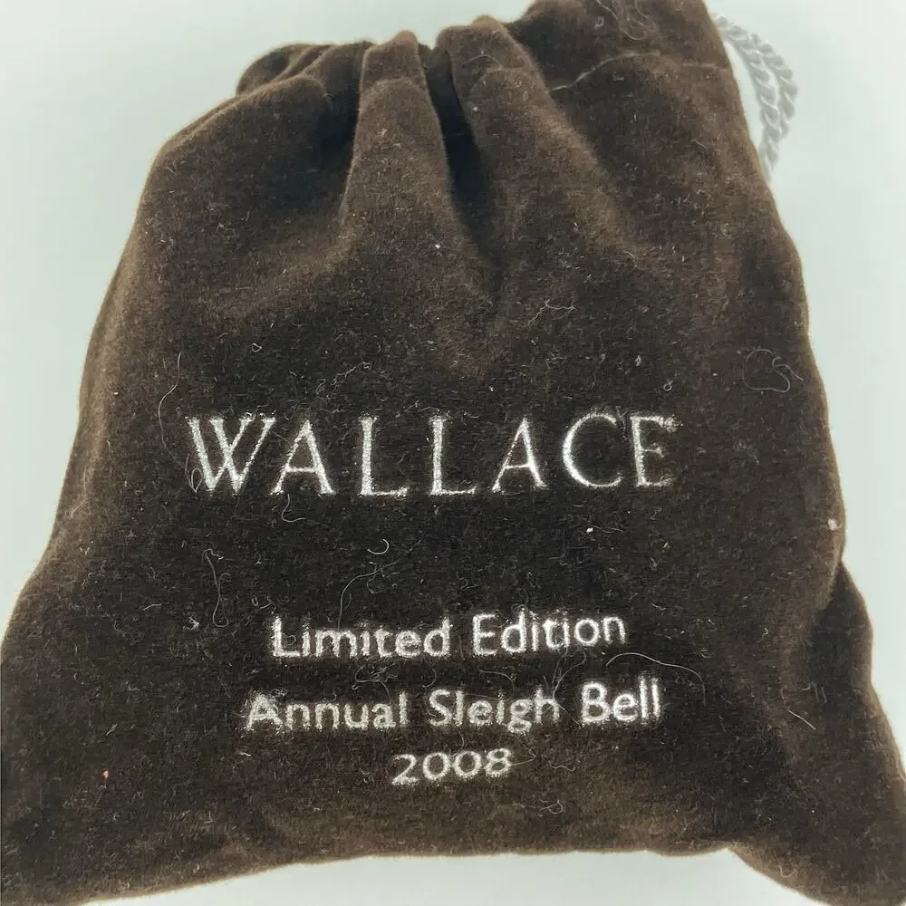Wallace 2008 Silver Limited Edition Annual Sleigh Bell 3